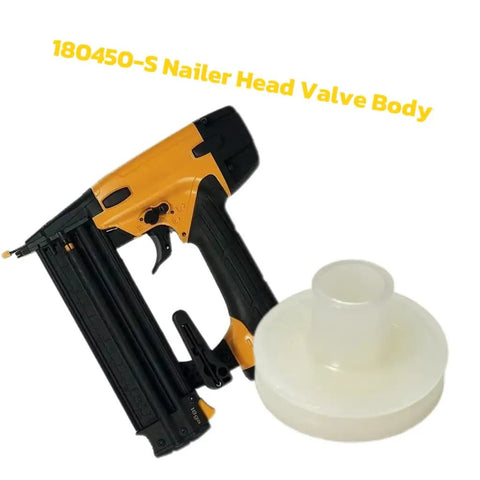 Heavy Duty Replacement Head Valve Body 2 Pack Built Tough As Nails To Handle Daily Grind Smoothly Fits 180450S with yellow nailer.