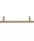 Golden Champagne Euro Bar Cabinet Handle 3/8 Inch Diameter 7-3/8 Inch Length 5 Inch Hole Center 1-3/8 Inch Projection 25 Pack