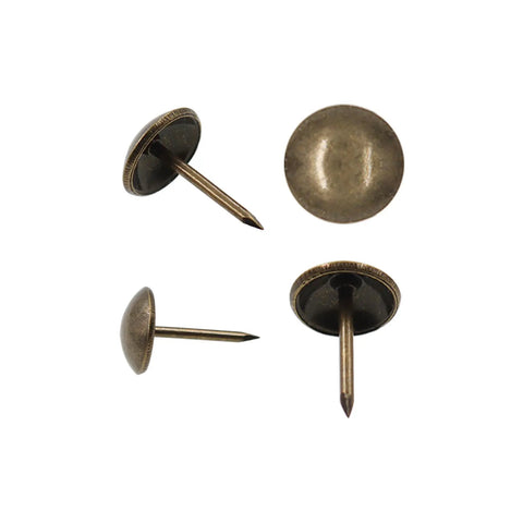 Badass Upholstery Tacks Featuring Long Shank Design Slick Matte Iron Coating Reliable Round Head Thumb Nails For Vintage Furniture Repair And Weekend Workshop Crafts Straight Fire Quality Every Maker Craves