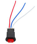 Hazard Light Switch For Motorcycle Scooter And Electric Bike Dual Flash Emergency Controller With Easy Activation And Multifunctional Design Built Tough ABS And Metal Construction Fits Handlebar Compact Size.