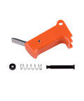 Trigger Assembly For T250A-F16 500910 Angled 16 Gauge Finish Nailer And F350S 501000 PMP Strip Nailer Replacement Kit components.