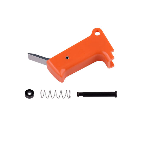 Trigger Assembly For T250A-F16 500910 Angled 16 Gauge Finish Nailer And F350S 501000 PMP Strip Nailer Replacement Kit components.