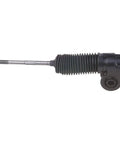 Remanufactured Hydraulic Power Steering Rack And Pinion Complete Unit Renewed For Easy Install shown in side view close-up.