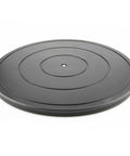 No Fuss 18 Inch Lazy Susan Turntable Dead Solid Swivel Cabinet Tray With Steel Ball Bearings heavy duty black tray for desktop organization