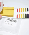 Open pack showing Two Pack pH Test Strips 1 To 14 160 Count Litmus Paper For Water Soil Saliva And Cosmetics Universal pH Indicator