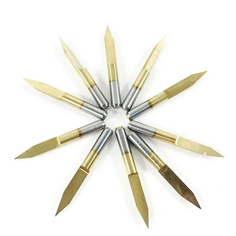 Precision 30 Degree Carbide PCB Engraving Bits With Sharp 0.2mm Tip V Groove Router Bit Set For High Speed Precision Machining and Detailed Carving On Hard Substrates