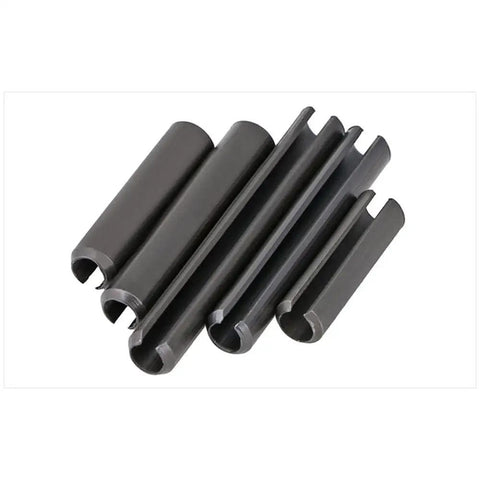 Close-up of 360 Piece Steel Split Spring Dowel Roll Pins Kit Tension Dowels Metal Hardware Assortment For M1.5 to M6
