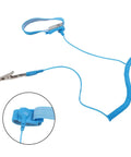 Anti Static Wrist Strap ESD Grounding Bracelet For Electronics Repair, adjustable, blue conductive fiber band with copper clip