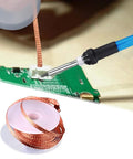 2 Pack 3 5mm Solder Braided Wicks For Desoldering Copper Wire No Clean Solder Sucker 5Ft 1 5m Length