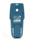 Back view of Professional Stud Finder Wall Scanner With Automatic Calibration showing battery compartment and sensor.