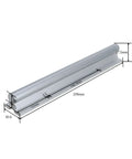 Smooth SBR12 Linear Guide Rail Kit With 4 Sliding Block Bearings And Two Precision Support Bars For CNC Routers Plus Lock Tool For Zero Stick Slip Action, 299mm rail