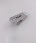 Upgrade Your Build With This 2Pcs CNC Anodized Side Clamp Set Perfect For Carvera And Carvera Air Machines. Silver alloy clamp design.