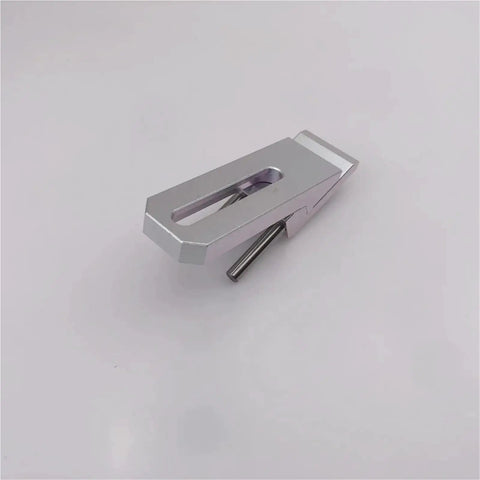 Upgrade Your Build With This 2Pcs CNC Anodized Side Clamp Set Perfect For Carvera And Carvera Air Machines. Silver alloy clamp design.