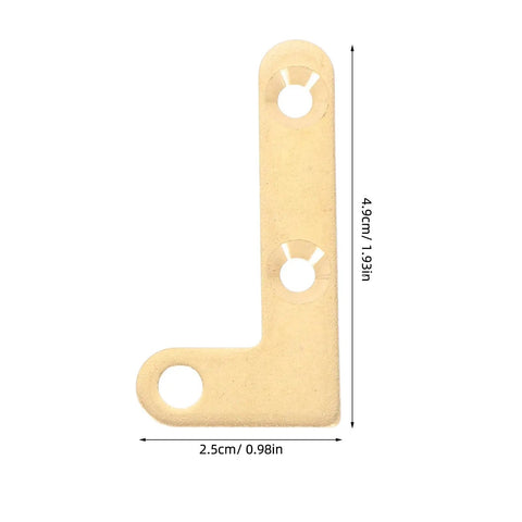 Heavy Duty Brass Hidden Cabinet Hinges 4 Pack With Concealed Design And Smooth Operation Adjustable Secret Pivot Hinges Detail
