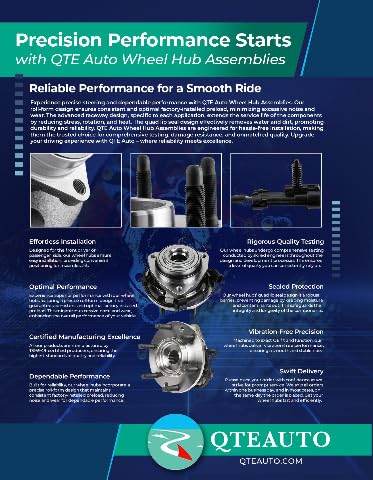 Rear Wheel Hub Bearing Assembly Pair Replacement For 2012 2017 Hyundai Veloster L4 1.6L Easy Install With OE Quality