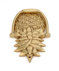8 Inch Solid Brass Pineapple Door Knocker With Mounting Hardware Dope Front Door Accessory Premium Finish Durable Brass Construction