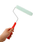 Easy Peasy Mini Paint Roller Brush With Comfy Handle For Smooth Ceiling And Cabinet Repainting Precision Edge Tool nailing those tight corners.