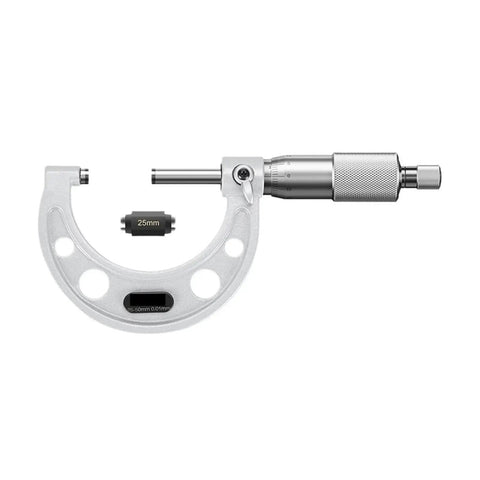 Digital Caliper, Outside Micrometers 0-25 Mm/25-50 Mm/50-75 Mm/75-100 MmGraduation 0.01mm,for DIY/Household(75-100mm) measuring 25mm.