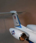 Rear view of aircraft model with tail and engine details from Drop-In Intakes, Pitots, And Antennas Detail Set for Gulfstream C-37B G-550 Amodel in 1/72 Scale Pro Grade Builder Friendly Upgrade for Aircraft Modelers With Precision Fit And Realistic Aerial Detail.