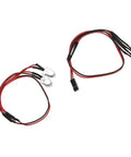Lit LED Light Strips Kit For One Tenth Scale RC Cars with connectors and wires visible