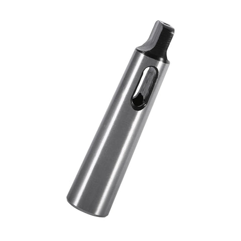 Morse taper drill sleeve adapter MT1 to MT2, silver metal, high-concentricity chuck sleeve