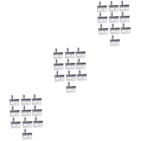 Heavy Duty Corner Hinge Set For Barn Doors Cabinets And Gates Concealed Metal Hardware With Silver Latch