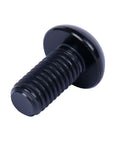 Six Piece Grade Five Titanium Disc Brake Rotor Bolts M5x10mm Torx T25 Head showing a close-up view of the black bolt head.