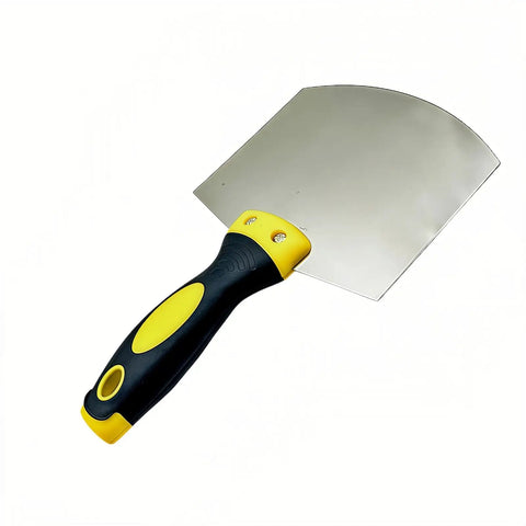Curved Plastering Trowel With Stainless Steel Arc Blade For Drywall Spackle And Putty Applications with ergonomic grip