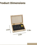 Five Piece Metal Lathe Cutting Tool Set With 10 mm Shank Indexable Turning Bits Carbide Inserts For CNC Machining in wooden case dimensions