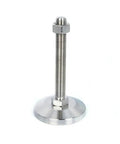 Rock Solid Heavy Duty Furniture Leveling Feet Built Tough With Heavy Hitter 304 Stainless Steel adjustable leveler with threaded stem.