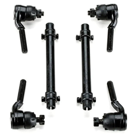 Heavy Duty Front Steering Tie Rod End Kit With Rubber Boots Cotter Pins And Zerk Fittings To Get Your 1968 1969 Plymouth Belvedere Gtx Satellite Old Iron Street Ready, showing tie rod ends and connecting rods.