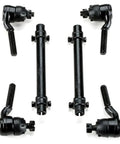 Front Steering Tie Rod End Assembly For 1968 to 1969 Plymouth Belvedere GTX Satellite left right kit with black metal rods and joints.