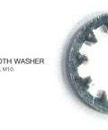 External And Internal Star Split Lock Washers Kit With 1440 Piece Assortment Heavy Duty Spring Washers For Retaining Clips And Fasteners Built For Secure Vibration Resistant Assembly For Diyers And Pros, internal tooth galvanized washer