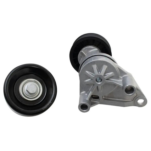 Engine Drive Belt Kit W Tensioner Pulley For Cadillac Escalade 2003 06 Buick Rainier 2004 07 Fits Gmc Chevy Truck Suv Replace 90K38158A, belt and pulley