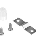 Heavy Duty Sump Pump Float Switch Replacement Compatible With Zoeller Series includes metal bracket, screws, and plastic nut for installation.