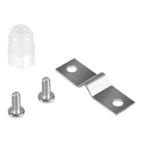 Heavy Duty Sump Pump Float Switch Replacement Compatible With Zoeller Series includes metal bracket, screws, and plastic nut for installation.