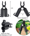 Various views of plant joint connectors from the All In One Garden Trellis Kit With Plant Clips And Stake Connectors for trellis assembly