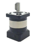 Badass Nema 23 Planetary Gearbox, Rock Solid 15 To One Step Down Speed Reducer, with a sleek black and silver design.