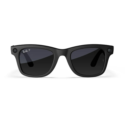 Dope Wayfarer Style Smart AI Glasses With 12 MP Camera Video Recording And Open Ear Audio Bluetooth Polarized Gradient Graphite Lenses