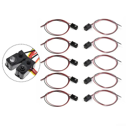 Five Pack Infrared Break Beam Sensor Module For Arduino And Robotics, Blazing Fast 2ms Response Time, 3 To 5V DC NPN Normally Open Output