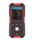 Heavy Duty 3 In 1 Stud Finder And Wall Scanner Straight Shooting Accuracy With Built In Digital Level Knock Out Lcd Display Auto Calibration Loud Beeps No Guesswork Precision Wood Metal Nail Locator, front view with LCD display.