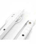 Beefy Heavy Duty Drawer Telescopic Slides For Kitchen And Furniture Dark Gray Sliding Roller Runner Rails close-up view