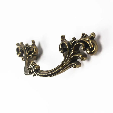 Retro Chinese Zinc Alloy Drawer Cabinet Door Handle For Antique Furniture with ornamental design and smooth surface
