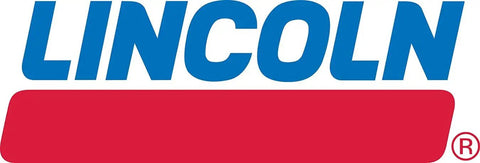 Lincoln logo with blue text and red underline for Lincoln 1884 PowerLuber 20V Battery Powered Grease Gun With 36 Inch Hose