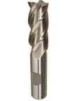 End mill, Drill America HSS, 4-flute, long center-cutting, 1/2 in x 1/2 in