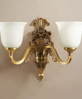 Top Tier Copper Wall Sconce Featuring A White Frosted Glass Shade And Easy E27 Bulb Fit Rust Resistant Iron Frame Perfect For Bedroom Nightstand Office Space Clean Look That Really Slaps.