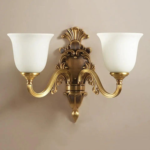 Top Tier Copper Wall Sconce Featuring A White Frosted Glass Shade And Easy E27 Bulb Fit Rust Resistant Iron Frame Perfect For Bedroom Nightstand Office Space Clean Look That Really Slaps.
