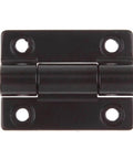 Heavy Duty Ball Bearing Door Hinge 45 X 34mm Black Zinc Alloy Adjustable Torque Hinge One Piece, top view