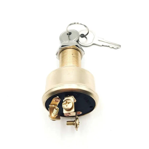 Heavy Duty Marine Ignition Switch For Boats 12 Volt 15 Amp 3 Position Keyed Ignition With 2 Keys Replacement MP39060 1 50 11621