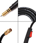 Close-up of 15ft 150A MIG Welding Gun Torch Stinger Replacement For Miller M-150 M15 and Millermatic Series components